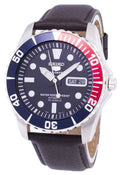Seiko 5 Sports Automatic Ratio Dark Brown Leather SNZF15K1-LS11 Men's Watch