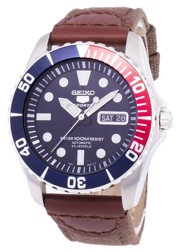 Seiko 5 Sports Automatic Canvas Strap SNZF15K1-NS1 Men's Watch