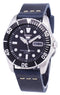 Seiko 5 Sports SNZF17J1-LS15 Automatic Dark Blue Leather Strap Men's Watch