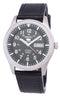 Seiko 5 Sports Automatic Ratio Black Leather SNZG09K1-LS8 Men's Watch