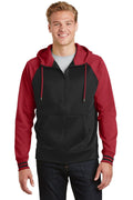 Sport-Tek Sport-Wick Zip Up Varsity Jacket ST236