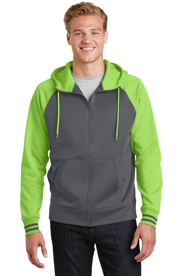 Sport-Tek Sport-Wick Zip Up Varsity Jacket ST236