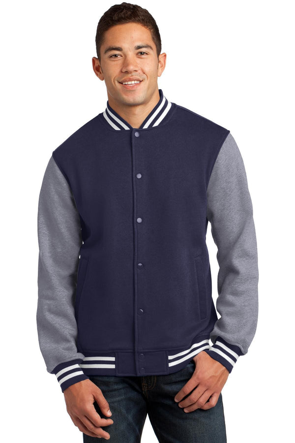 Sport-Tek Letterman Men's Fleece Jacket ST270