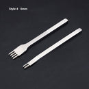 3/4/5/6mm Spacing Punch Tool For Leather Hole Punches Tool Lacing Stitching Sewing DIY Leather Craft Tools 1/2/4/6 Prong