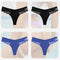 4PCS/Set Sexy Women Cotton Panties Lace Thong Underwear for Female Intimates Lingerie T-Back Floral Hollow Out Plus Size Panties