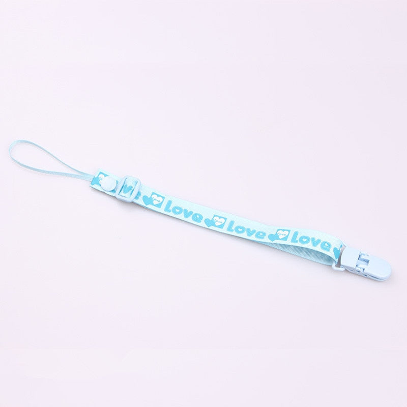 1pcs Comfortable Material Pacifier Cute Baby Clips Chain Dummy Clip Holder Nipples Children Cartoon Pacifier Clip Soother Holder