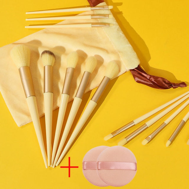 New 13Pcs Makeup Brush Set Makeup Concealer Brush Blush Loose Powder Brush Eye Shadow Highlighter Foundation Brush Beauty Tools