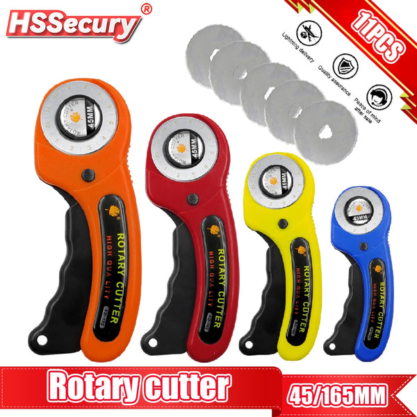 LeatherCraft 45mm Rotary Cutter Leather Cutting Tool Patchwork Sewing Quilting Fabric Cutter Circular Blade DIY For Leather Tool