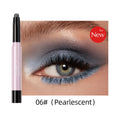 QIBEST Pearlescent Silkworm Eyeshadow Pen Lasting Waterproof Shiny Pigment Cosmetics Glitter Matte Nude Eye Shadow Pencil Makeup