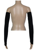 New Fashion One Piece Sleeves Arm Cover Shrug Hijab Muslim Women Hijab 20 Colors Arm Warmers Femme