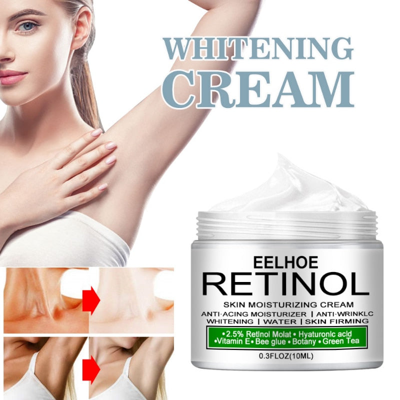 Body Whitening Cream Private Parts Underarm Bleaching Serum Whiten Butt Knee Brighten Inner Thigh Intimate Dark Remove Melanin