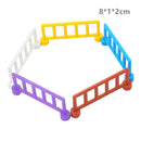Big Building Blocks Compatible Slide Swing Seesaw Park Playground Series Large Bricks Children Educational Creative Toy Kid Gift