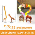 3D Pop Tube Silicone Alpaca Unicorn Push It Bubble Balls Decompression Pipe Anti-stress Vent Fidget Toys for Kids Adults Gifts