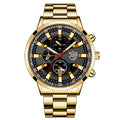 Fashion Mens Sports Watches for Men Business Stainless Steel Quartz Wrist Watch Luxury Man Casual Luminous Clock часы мужские