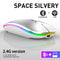 Bluetooth Wireless Mouse for Computer PC Laptop iPad Tablet with RGB Backlight Mice Ergonomic Rechargeable USB Mouse Gamer