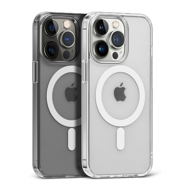 Clear For Magsafe Magnetic Wireless Charging Case For iPhone 14 13 12 11 Plus Pro Max Mini X XS XR 7 8 SE2022 Hard Acrylic Cover