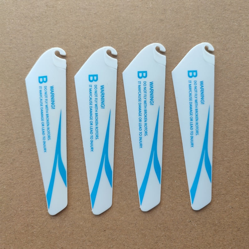 4pcs AB 9CM spare blades Fans Props for r/c mini helicopter rotor rc CH002 CH023  Drone Copter Toys Spare Parts Accessories