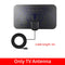 Kebidumei TV Antenna  4K 8K 25DB High Gain HD TV DTV Box Digital  EU Plug 3000 Miles Booster Active Indoor Aerial Flat Design