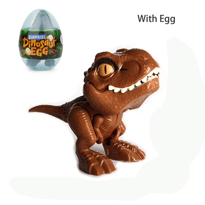 New 1pcs Fidget Finger Dinosaur Toy Gift Jurassic Tricky Tyrannosauru Park Model Interactive Biting Hand Creative Dinosaur Child