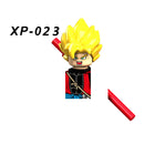 KT1007 KT1009 KT1011 KT1020 KF6142 Dragon Ball Z Goku Vegeta Trunks Kuririn Mini Action toy Figures Kids Assemble dolls Gifts