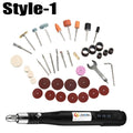 15000RPM Handheld USB Mini Electric Grinder Drill Engraving Pen Polishing Machine With Dremel Rotary Tool Accessories DIY Set