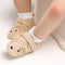 Toddler Girl Knitted Shoes First Walkers Snow Boots Newborn Baby Autumn Winter Cotton Warm Soft Sole Plush Prewalker 0-18Months