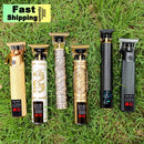 2022 T9 0mm Professional Hair Clipper Beard Trimmer Electric Rechargeable Men Hair Shaver Beard Barber Hair Cut Cutting Machine