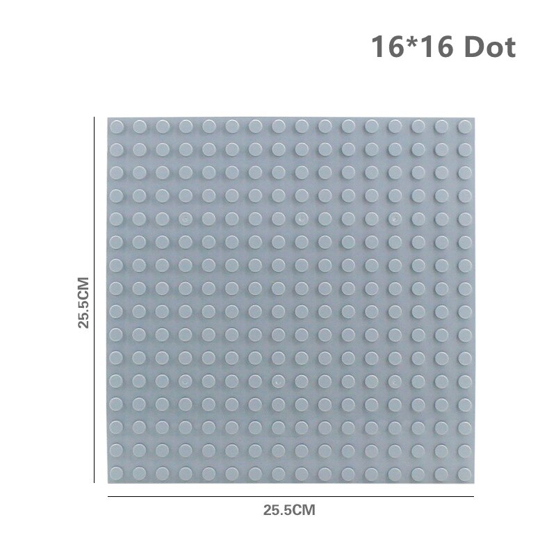 5 Sizes Big Building Plastic Blocks Base Plates Assembly Figures Comptatible Large Bricks Classic Baseplates Children Kids Toys