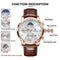 LIGE Men Watch Luxury Leather Waterproof Sport Quartz Wristwatch Chronograph Military Watch for Men Relogio Masculino Men‘s Gift