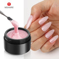 MSHARE 10ml Milky White Builder Nail Extension Gel Self leveling Nails Quick Building Clear Pink Nail Tips UV Led Gel Soak Off