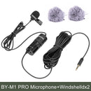 Original BOYA BY-M1 Recording Microfone Lavalier Lapel Microphone Video Mic For Youtube Video Record Mic For Pc iPhone Android