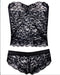 Sexy Women Lingerie Set Thin Lace Flower Printed Underwear Suit Female Adjustable Shoulder Strap Triangle Cup Bralettle