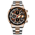 Luxury Brand Mens Watches Fashion Men Sports Stainless Steel Quartz Wrist Watch Luminous Clock Man Business Watch часы мужские