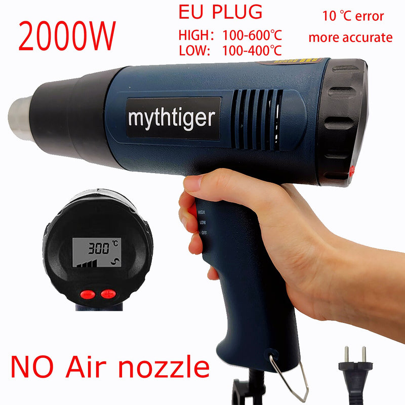 2000W LCD/NO LCD Heat Gun Variable Temperature Advanced Electric Hot Air Gun Power Tool Hair dryer for soldering Thermoregulator