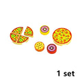 Food Building Blocks City Friend Accessories Bread Chips Roast Chicken Pizza Hot Dog Fish Fruit Carrot Basket Classic DIY Bricks