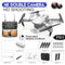 2022 New LSRC Quadcopter E88-525 Pro WIFI FPV Drone With Wide Angle HD 4K Camera Height Hold Avoidance RC Foldable Dron Gift Toy