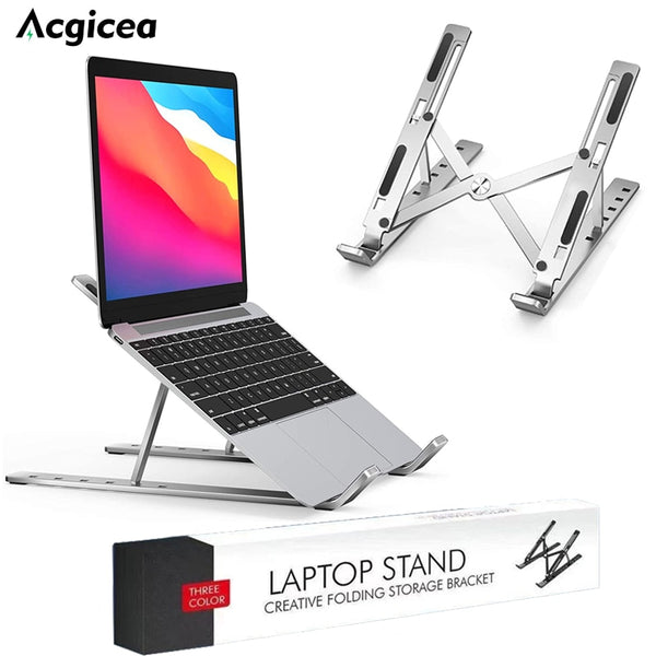 Foldable Laptop Stand Notebook Support Base Cooling laptop Bracket Universal Computer Holder Accessories For Macbook iPad Tablet