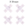 LED Strip Solderless Led Connector 2/3/4/5PIN  L/T/X Shape Corner Connector For 10mm WS2811 WS2812 3528 5050 RGB Led Strip Light