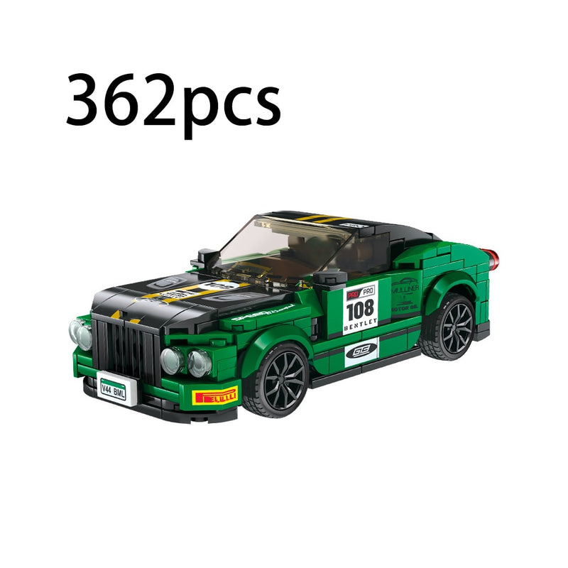Racing Car City Speed Champions Sports Model Building Blocks DIY Bricks Kids Toy Classic Rally Super Racers Vehicle f1 technique