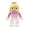 Big Size Action Figures City Princess Policemen Family Building Block Doll Character Accessory Toys Assembly Children Kids Gift