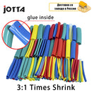 3:1 Heat Shrink Tube With Glue Inside 90 PCS 8 Size 1.6/2.4/3.2/4.8/6.4/7.9/9.5/12.7mm Wrap Wire Cable kit