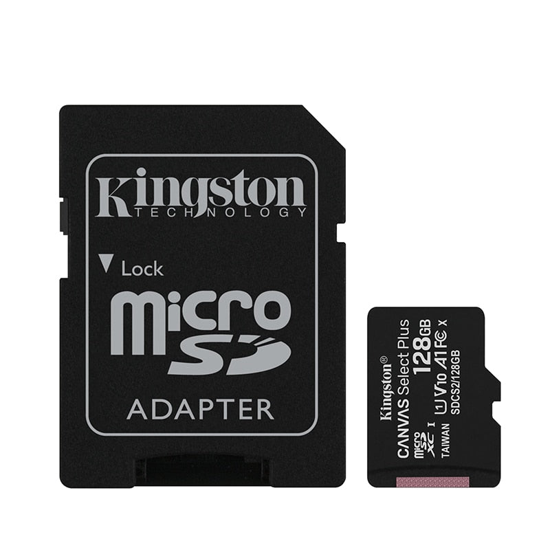 Kingston Memory Card 128GB 32GB SDCS2 TF 64GB 256GB SDCS2 Micro SD Card 100MB/S Reading Speed Class 10 Flash Card SD