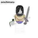 Naruto Sasuke Kakashi Akatsuki bricks Building Blocks Anime cartoon Mini Action Figures Heads Assembly Toys kids Christma Gifts