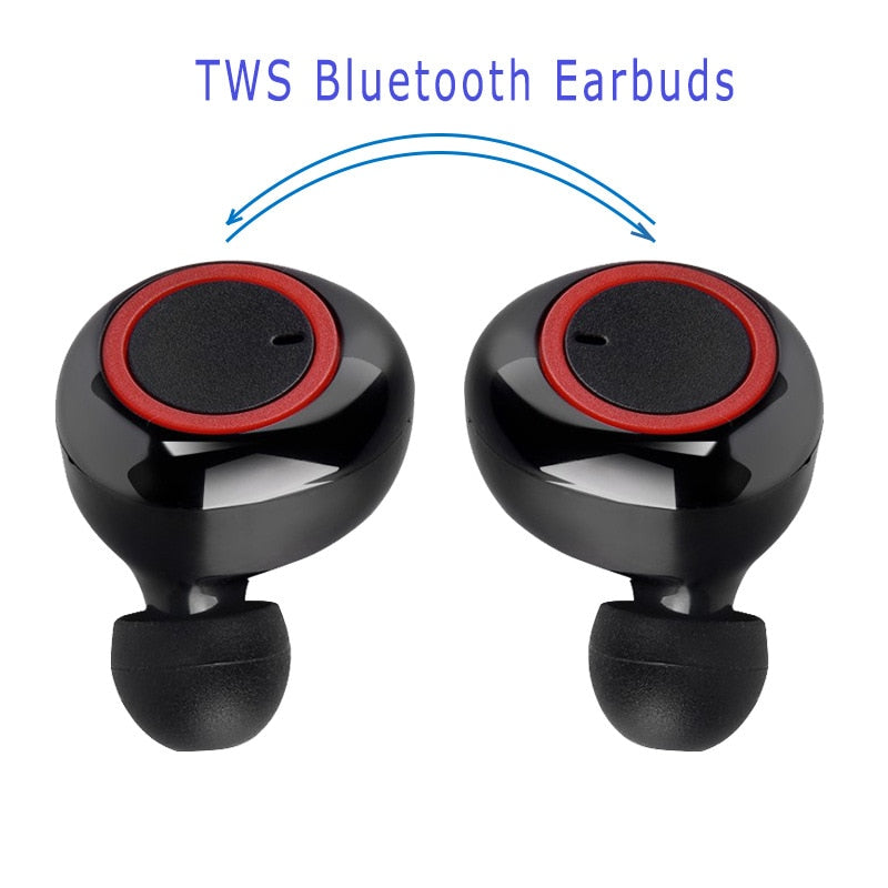 Y50 upgrade version Bluetooth Earphone Wireless Headphone Stereo Headset Sport Earbuds Microphone &amp; Charging Box For Smartphone