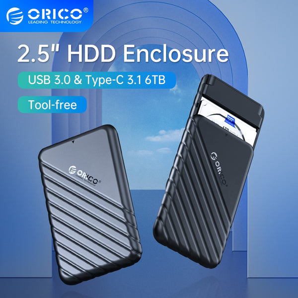 ORICO MicroB USB3.0 2.5&quot; External Storage HDD Case SATA 5Gbps HDD SSD Hard Drive Enclosure Support UASP for PC Laptop