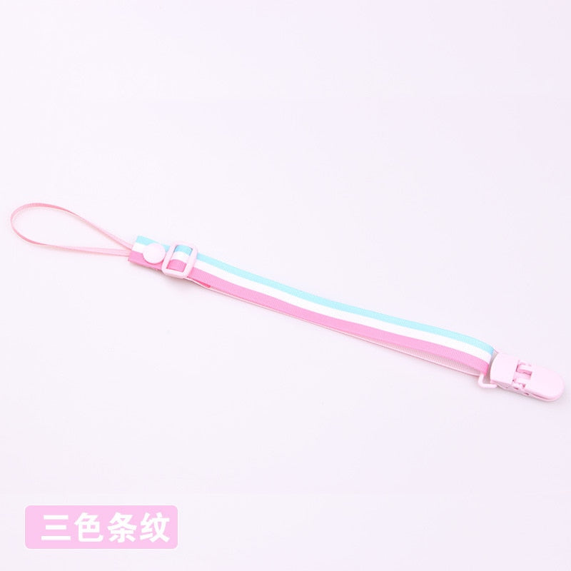1pcs Comfortable Material Pacifier Cute Baby Clips Chain Dummy Clip Holder Nipples Children Cartoon Pacifier Clip Soother Holder
