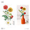 Fomantic Flower Bouquet Building Block Bricks Anime Figure Toys Friends Pricness Kit Set Gift for Girl Friend Simulation Rose