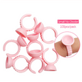 100pcs Disposable Ring Caps Microblading Tattoo Ink Cup For Permanent Pigment Holder Rings Accessories Makeup Tattoo Tools