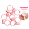 100pcs Disposable Ring Caps Microblading Tattoo Ink Cup For Permanent Pigment Holder Rings Accessories Makeup Tattoo Tools