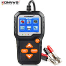 KONNWEI KW650 Car Motorcycle Battery Tester 12V 6V  Battery System Analyzer 2000CCA Charging Cranking Test Tools for the Car